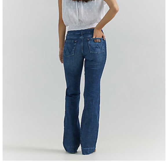 Wrangler Denim - Wrangler Retro Mae Mid rise Trouser Jean